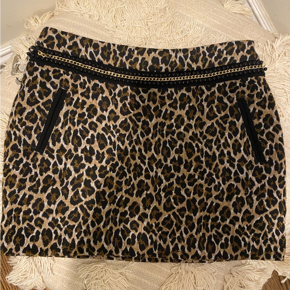Cheetah skirt- never worn, tags still on!